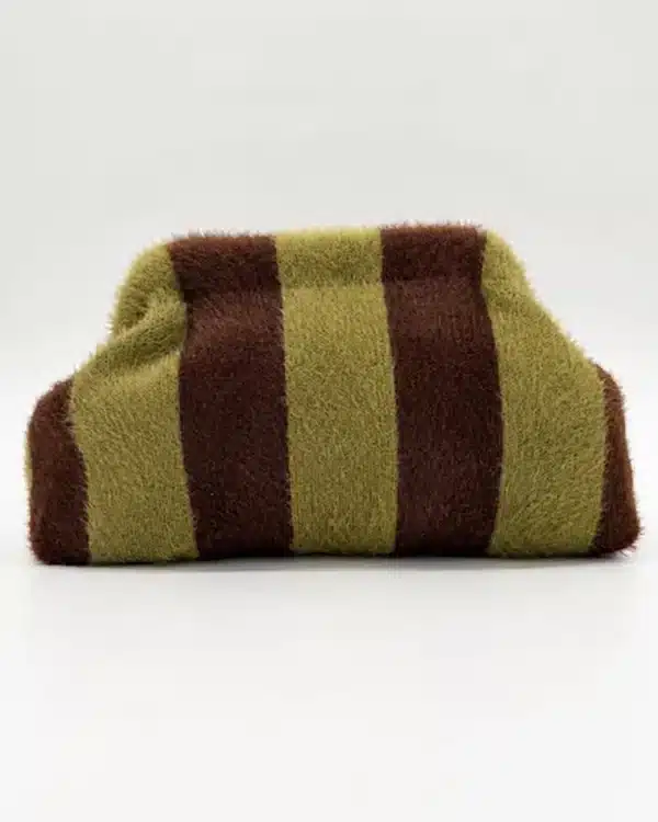 BORSA CLUTCH A RIGHE IN TESSUTO ART. 5034