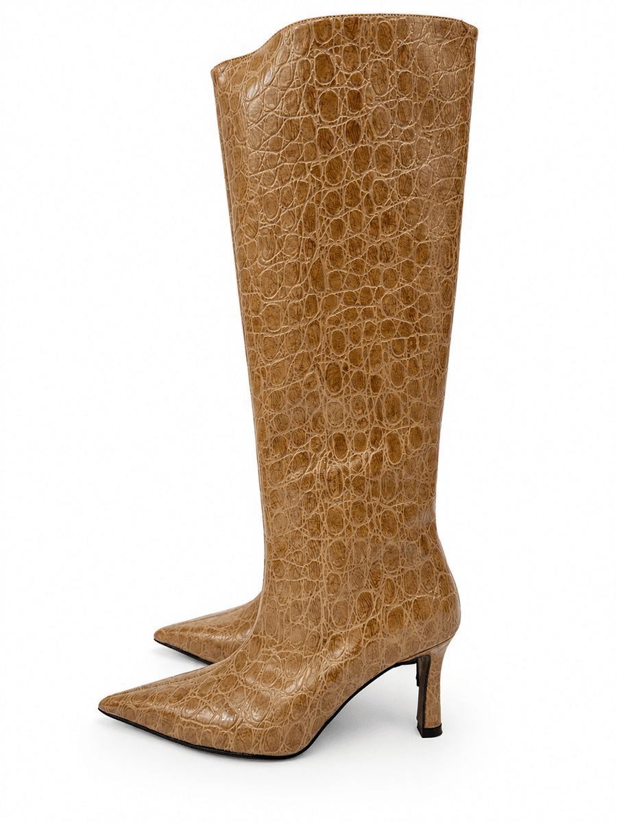 STIVALE COCCO TAUPE ART. 52P716 - DIVINE FOLLIE