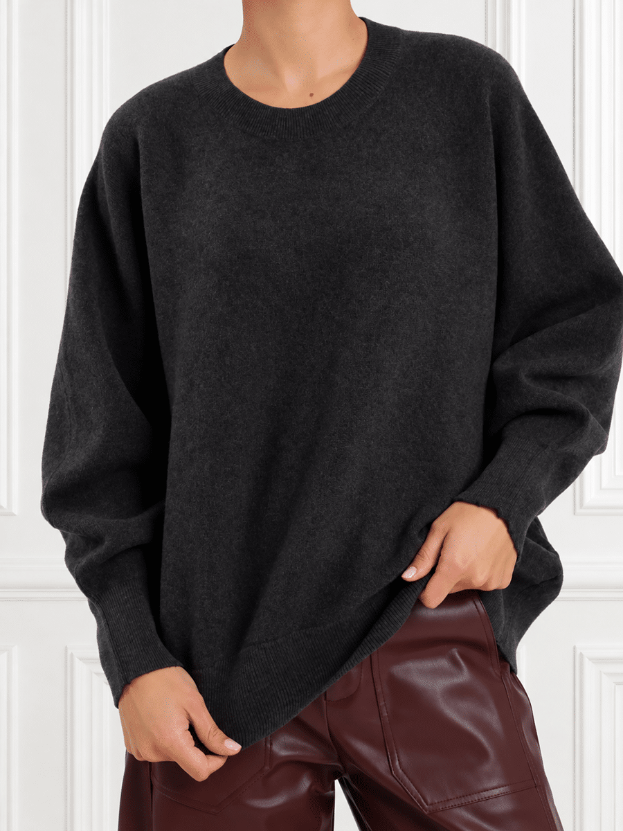 PULLOVER MANICHE PALLONCINO ART. M129 - SUSY MIX - NERO