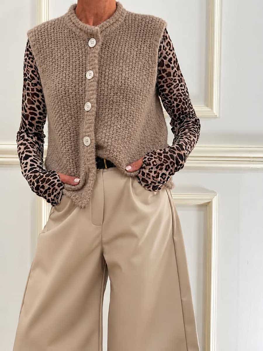 GILET ART. M351 - SUSY MIX - FANGO