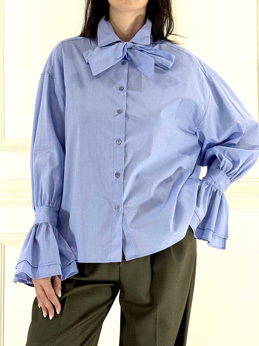 CAMICIA CON FIOCCO ART. TAC1005 - VICOLO