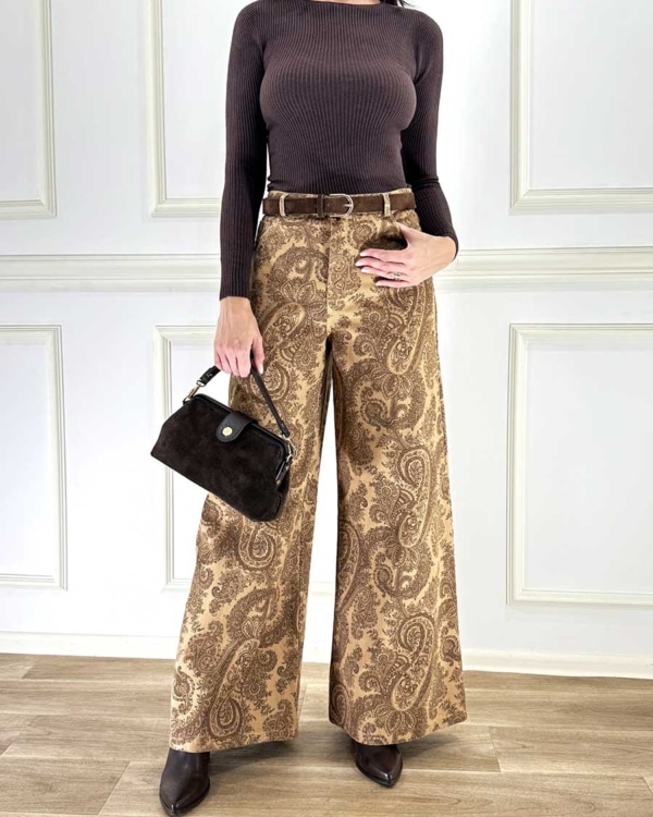 JEANS PALAZZO PAISLEY ART. DAC5325 - VICOLO - M