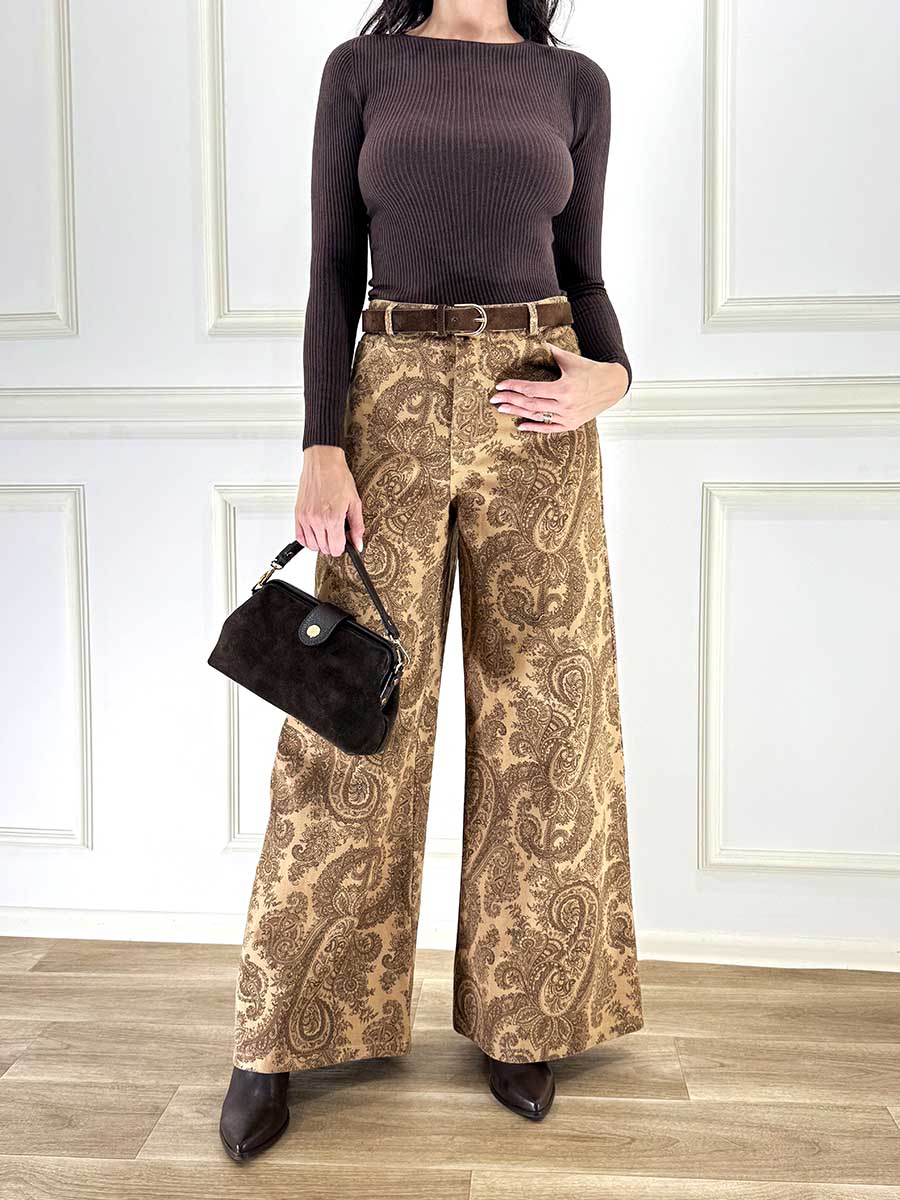 JEANS PALAZZO PAISLEY ART. DAC5325 - VICOLO