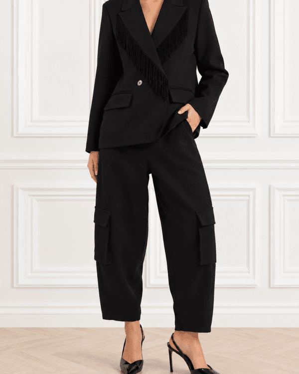 PANTALONE OVETTO TASCONI ART. S12692 -SUSY MIX - NERO, XS